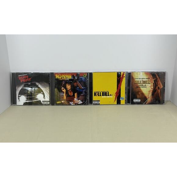 Quentin Tarantino Soundtrack Bundle – Kill Bill Death Proof Pulp Fiction (Lot) - Picture 1 of 16